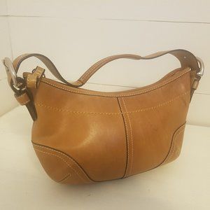 Coach Leather Mini Hobo
